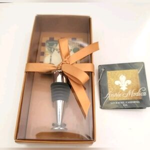 Wine Stopper- Martini Giggle Water Design by Annie Modica, California New
